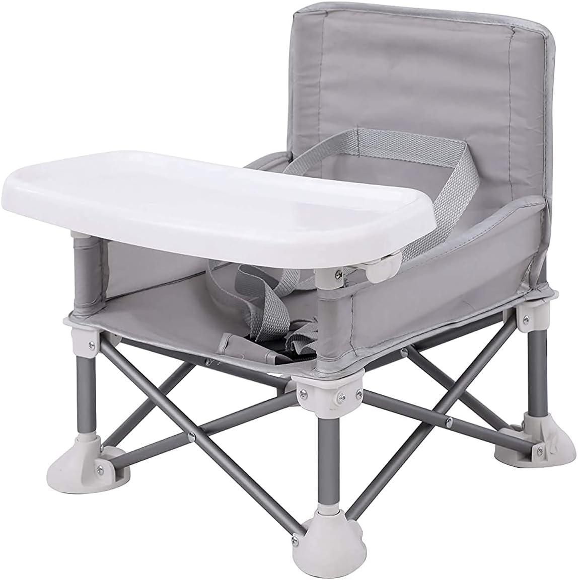 Folding Portable High Chair with Tray